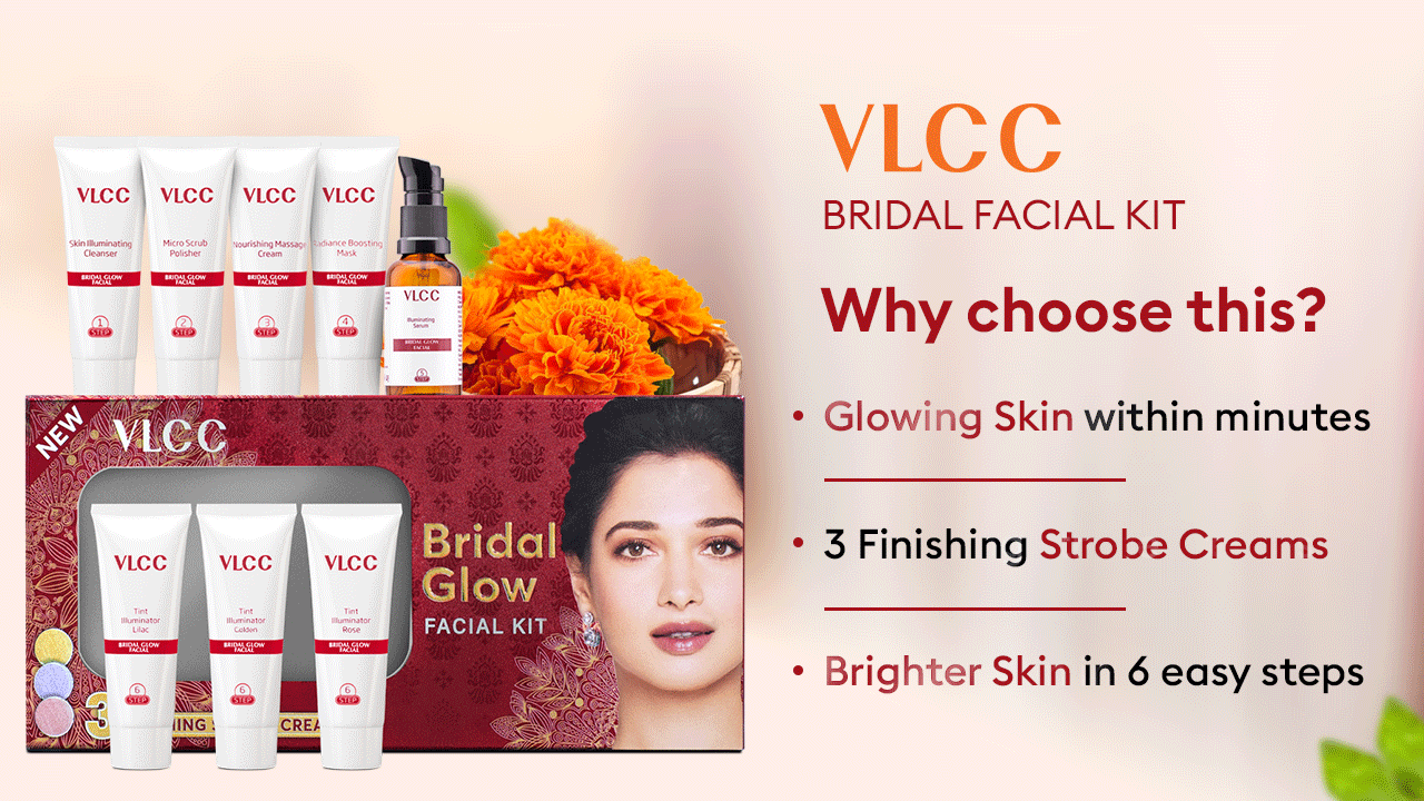 Buy Vlcc Bridal Glow Facial Kit Hyaluronic Acid Niacinamide Vitamin C