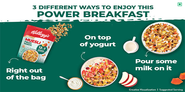 Buy Kellogg S Muesli Fruit Magic 12 In 1 Power Breakfast Online At