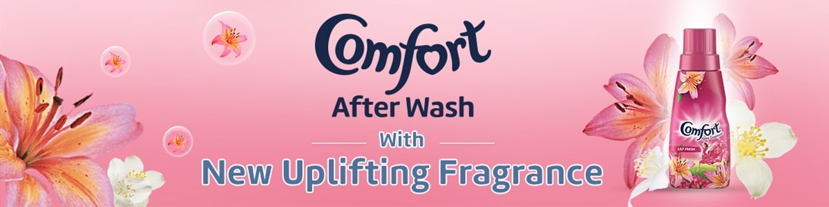 Buy Comfort After Wash Lily Fresh Fabric Conditioner Ml Bottle