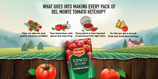 Buy Del Monte Tomato Ketchup No Onion No Garlic 900 G Online At