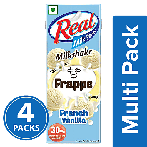 Buy Real Milk Power Frappe French Vanilla Milkshake Online At Best