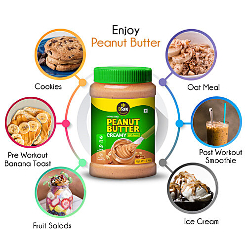 Buy Disano Unsweetened Peanut Butter Natural Creamy Online At