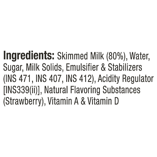 Buy Epigamia Origins Strawberry Milkshake Contains Vitamin A Online