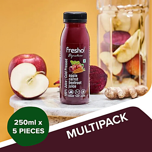 Buy Fresho Signature Apple Beetroot Carrot Juice Cold Pressed