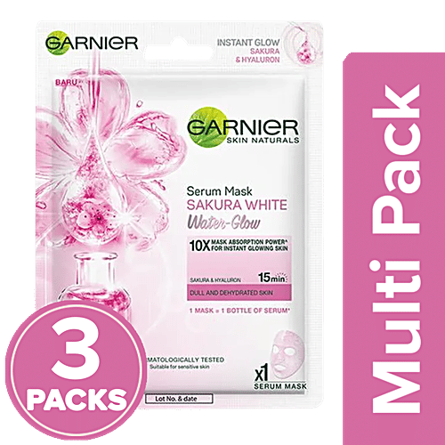 Buy Garnier Serum Sheet Mask Sakura White Water Glow Online At Best