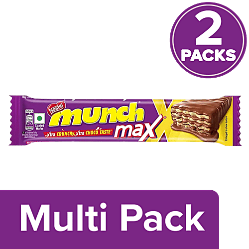 Buy Nestle Munch Max Chocolate Coated Crunchy Wafer Bar Online At Best