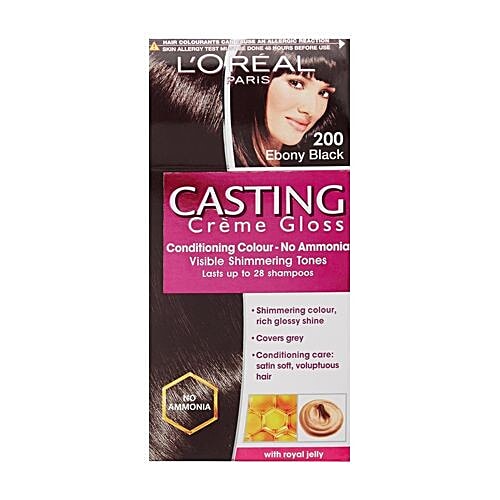 Buy Loreal Paris Casting Creme Gloss Ebony Black Gm Ml