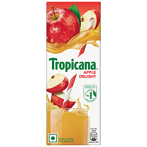 Buy Tropicana Fruit Juice Delight Apple Ml Tetra Online At Best