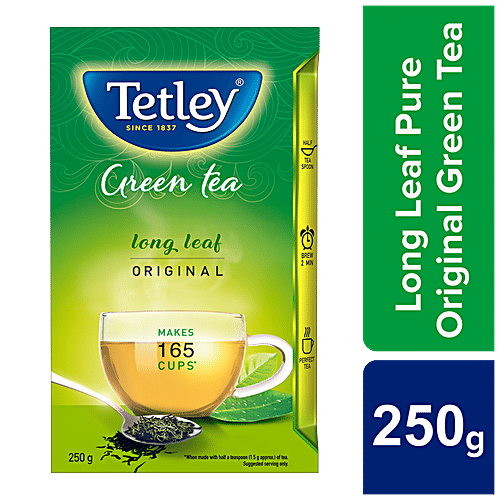 Tetley Green Tea - Long Leaf 250 Gm Carton: Buy Online At Best Price ...