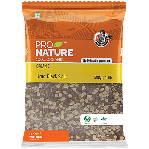 Buy Pro Nature Organic Urad Black Split Gm Pouch Online At The Best