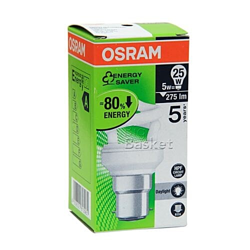 Buy Osram CFL Lamp Mini Spiral 5 Watt 240 Volt Online At Best Price