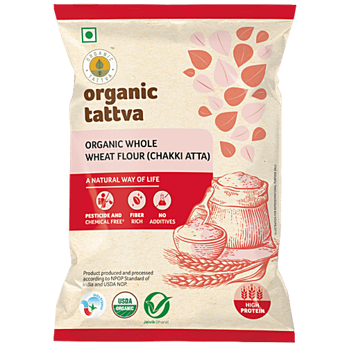 Buy Organic Tattva Flour Wheat Kg Pouch Online At Best Price Of Rs