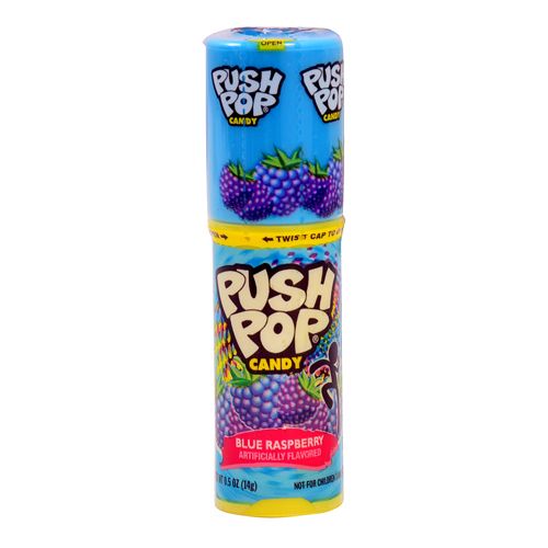 Push Pop Candy  Blue Raspberry Flavor 1 pc Tube: Buy online at best 