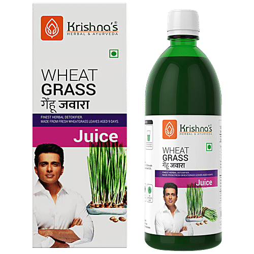 Buy Krishnas Juice Wheat Grass L Carton Online At Best Price Of Rs