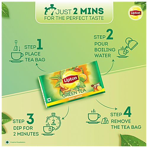 Buy Lipton Green Tea Bags Honey Lemon Pcs Online At Best Price Of Rs