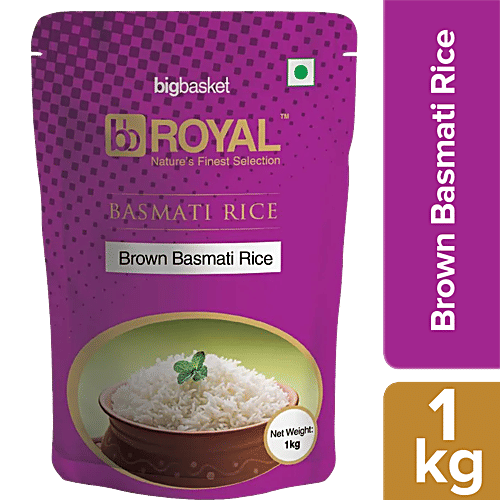 Buy Bb Royal Brown Basmati Rice 1 Kg Pouch Online At Best Price Of Rs