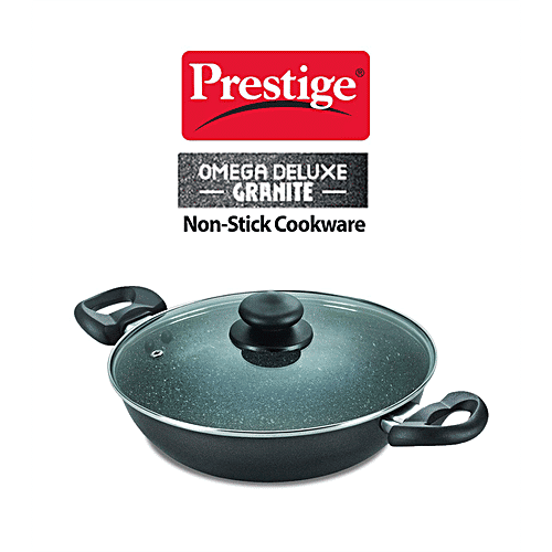 Buy Prestige Omeg Deluxe Granite Non Stick Cookware Kadai With Lid