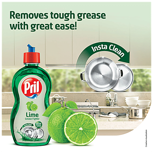 Buy Pril Dishwash Liquid Active X Lime Ml Online At Best Price Of