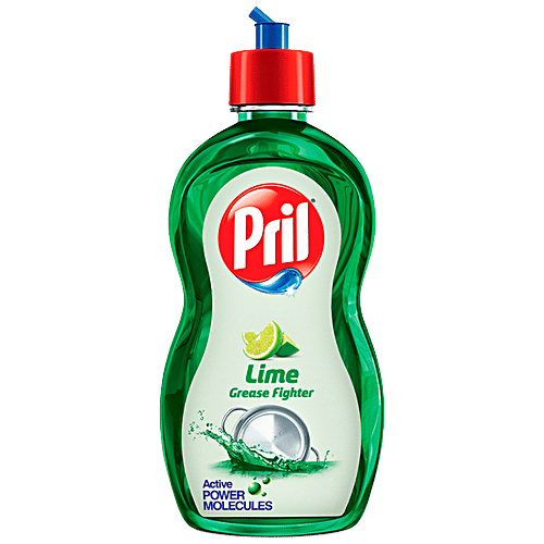 Buy Pril Dishwash Liquid Active 2X Lime 425 Ml Online At The Best Price