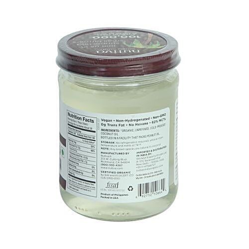 Buy Nutiva Organic Virgin Coconut Oil 14 Oz Online At Best Price