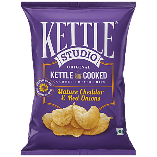 Buy Kettle Studio Potato Chips Mature Cheddar Red Onion Gm