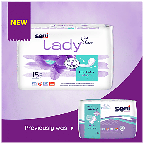 Buy Seni Lady Bladder Control Pads Extra Large 15 Pcs Online At Best