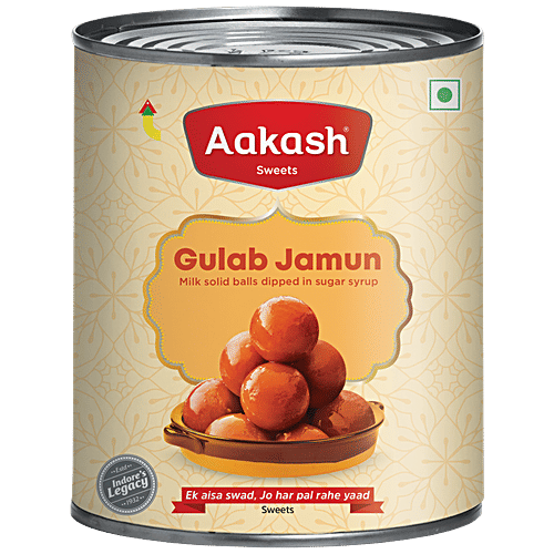 Buy Aakash Sweets Gulab Jamun Milk Solids Balls Dipped In Sugar Syrup