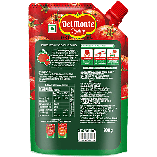 Buy Del Monte Tomato Ketchup No Onion No Garlic G Online At