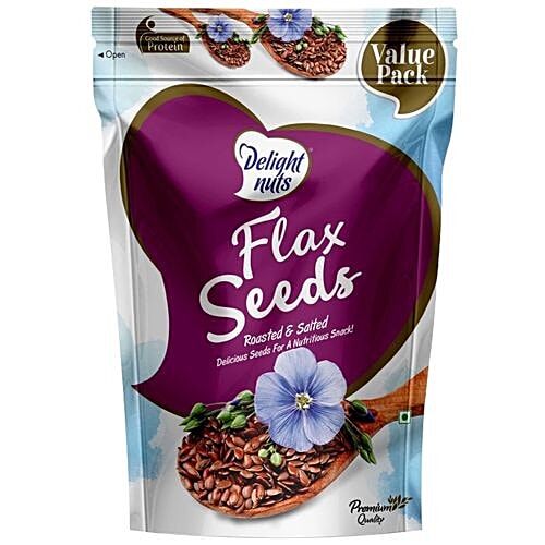 Buy Delight Nuts Flaxseed Roasted Salted Online At Best Price Of Rs