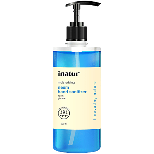 Buy Inatur Moisturising Hand Sanitizer Neem Extract Alcohol Based