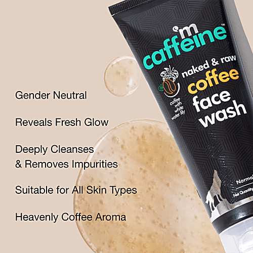 Buy MCaffeine Naked Raw Coffee Face Wash With White Water Lily For