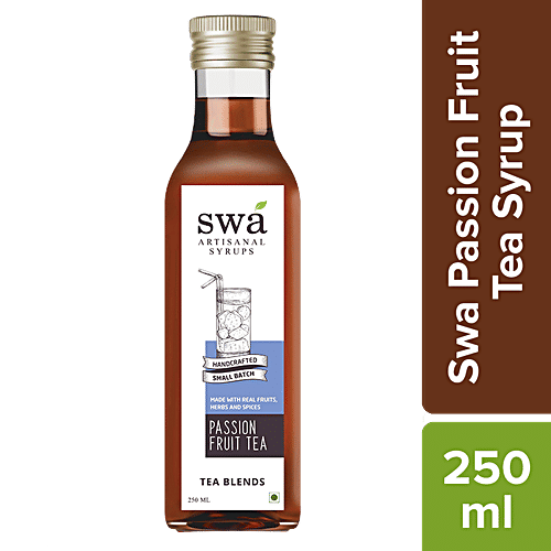 Buy Swa Artisanal Syrups Passion Fruit Tea Syrup Natural Online