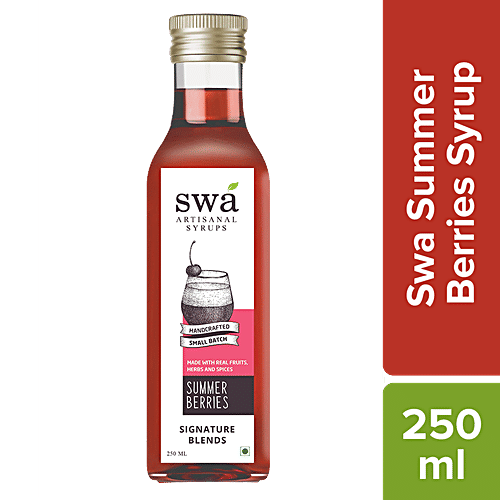 Buy Swa Artisanal Syrups Summer Berries Syrup Natural Online At