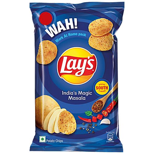 Buy Lays Potato Chips India S Magic Masala Flavour Crunchy Snacks