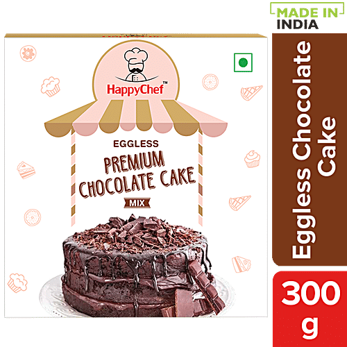 Buy Happychef Eggless Premium Chocolate Cake Mix Quick Easy Online