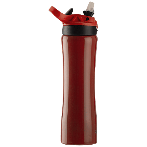 Buy Polyset Newton Single Walled Stainless Steel Bottle Red Online At