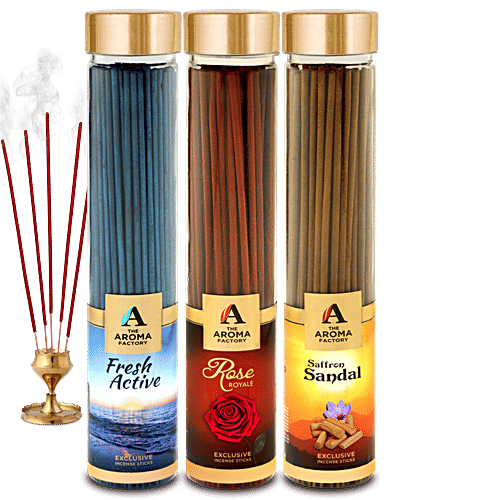 Buy The Aroma Factory Incense Sticks Agarbatti Assorted Flavours