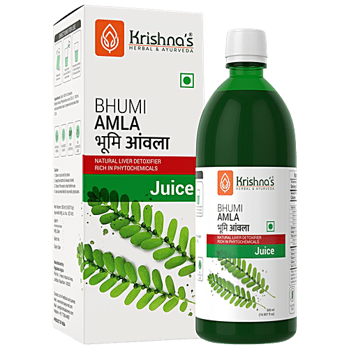 Buy Krishnas Bhumi Amla Juice Supports Liver Online At Best Price Of