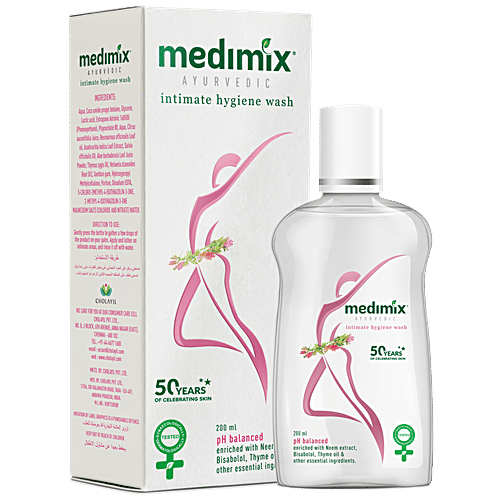 Buy Medimix Ayurvedic Intimate Hygiene Wash With Neem Bisabolol Ph