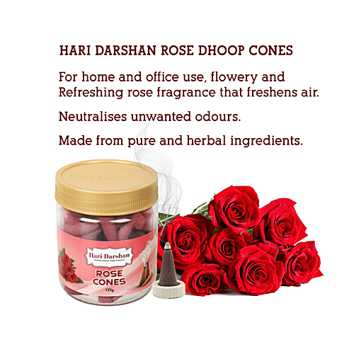 Buy Hari Darshan Rose Dry Dhoop Cones Online At Best Price Of Rs 81