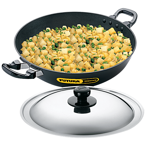 Buy Hawkins Futura Hard Anodised Aluminium Deep Fry Pan Kadhai Non