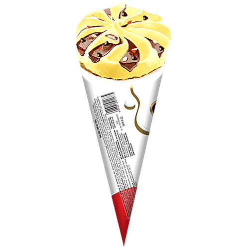 Buy Dairy Day Roasted Badam Cone Ice Cream Rich Creamy Online At