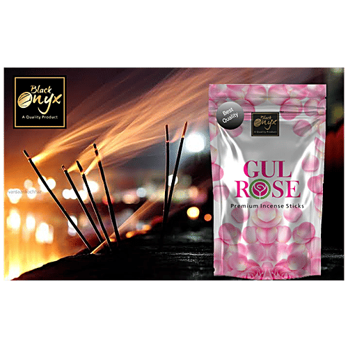 Buy Black Onyx Gul Rose Premium Incense Sticks Agarbatti Royal Rose