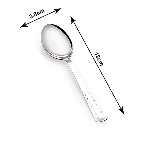 Buy Petals Stainless Steel Cm Dessert Spoon Dott For Stirring