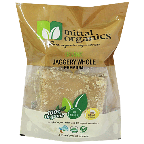 Buy Mittal Organics Jaggery Whole Sabut Premium Natural Sweetener