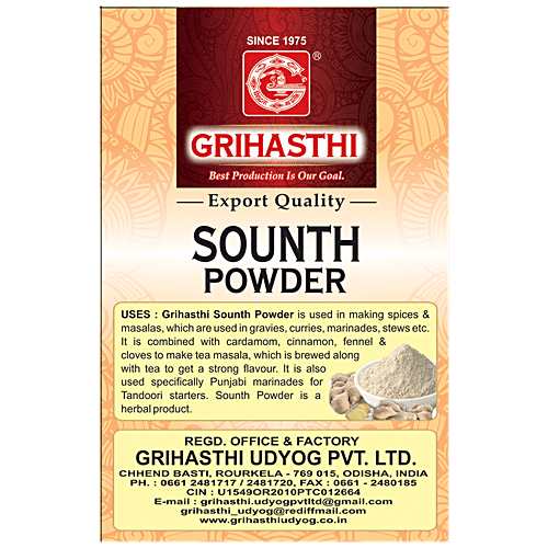 Buy Grihasthi Sounth Powder Premium Natural Pure No Preservatives