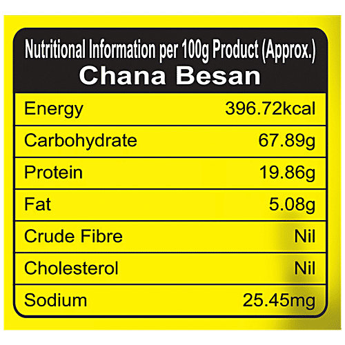 Buy Grihasthi Chana Besan Premium Natural Rich In Protein Fibre