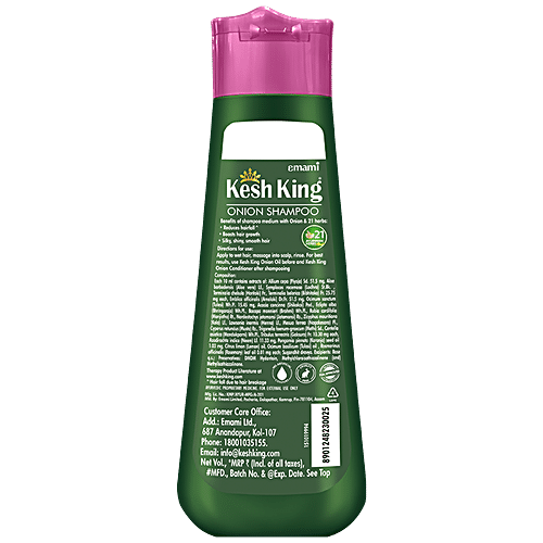 Buy Kesh King Ayurvedic Onion Shampoo Ayurvedic Hairfall Expert