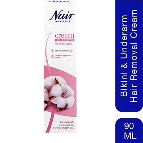 Buy Nair Bikini Underarm Hair Remover Cream For Delicate Areas