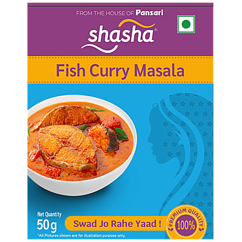 Buy SHASHA Fish Curry Masala Premium Quality Aromatic Spice Blend